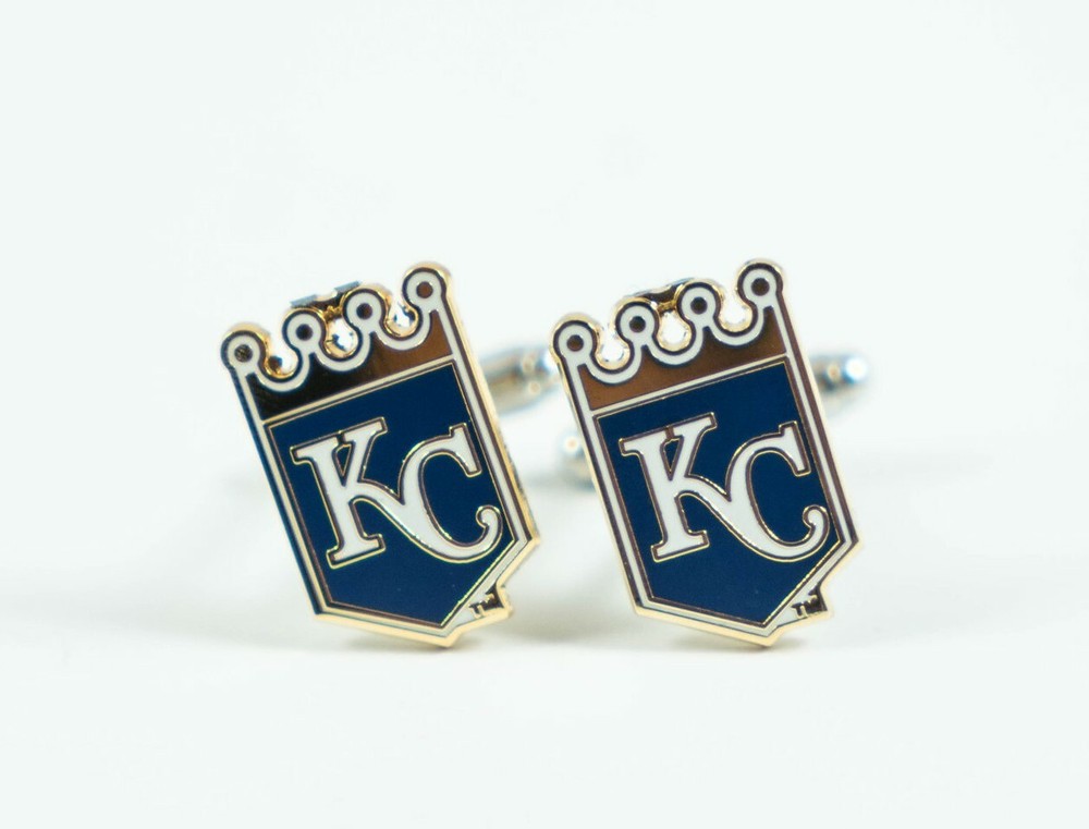 Kansas City Royals Cufflinks -- MLB Baseball