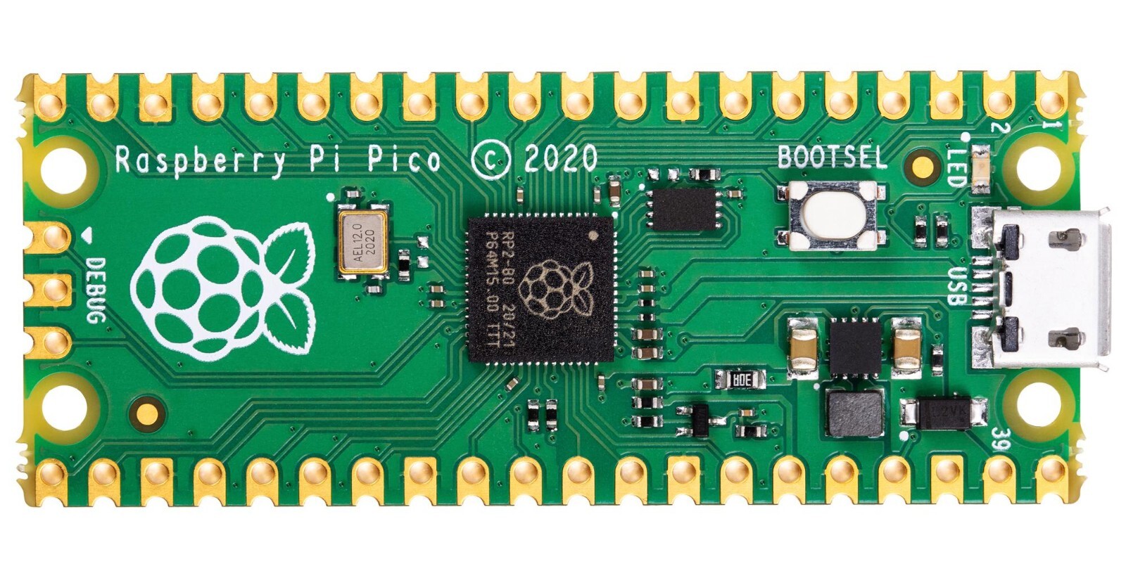 Raspberry Pi Pico Microcontroller Development Board RP2040 mcu