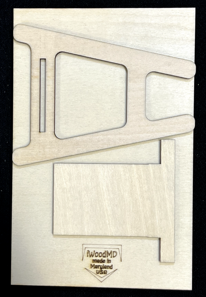 iWoodMD Top Loader Card Display Frame (card not included)