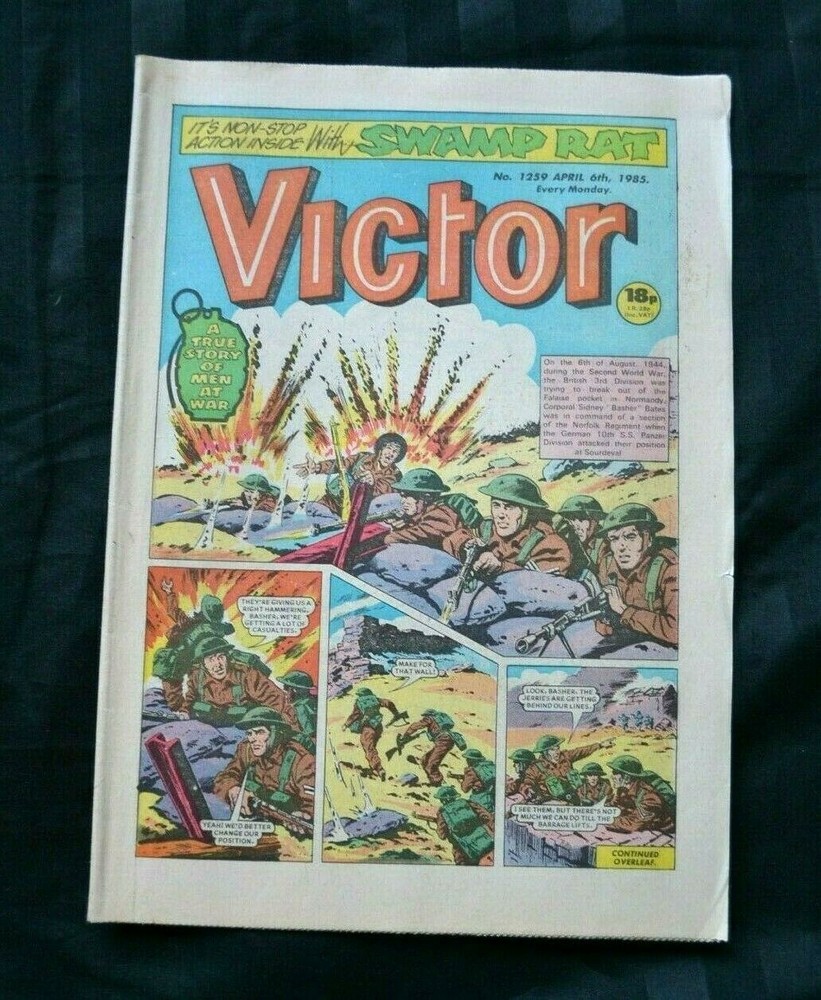 Victor Comic Issue #1259 06/04/85 April 6th 1985 British 3rd Division Normandy