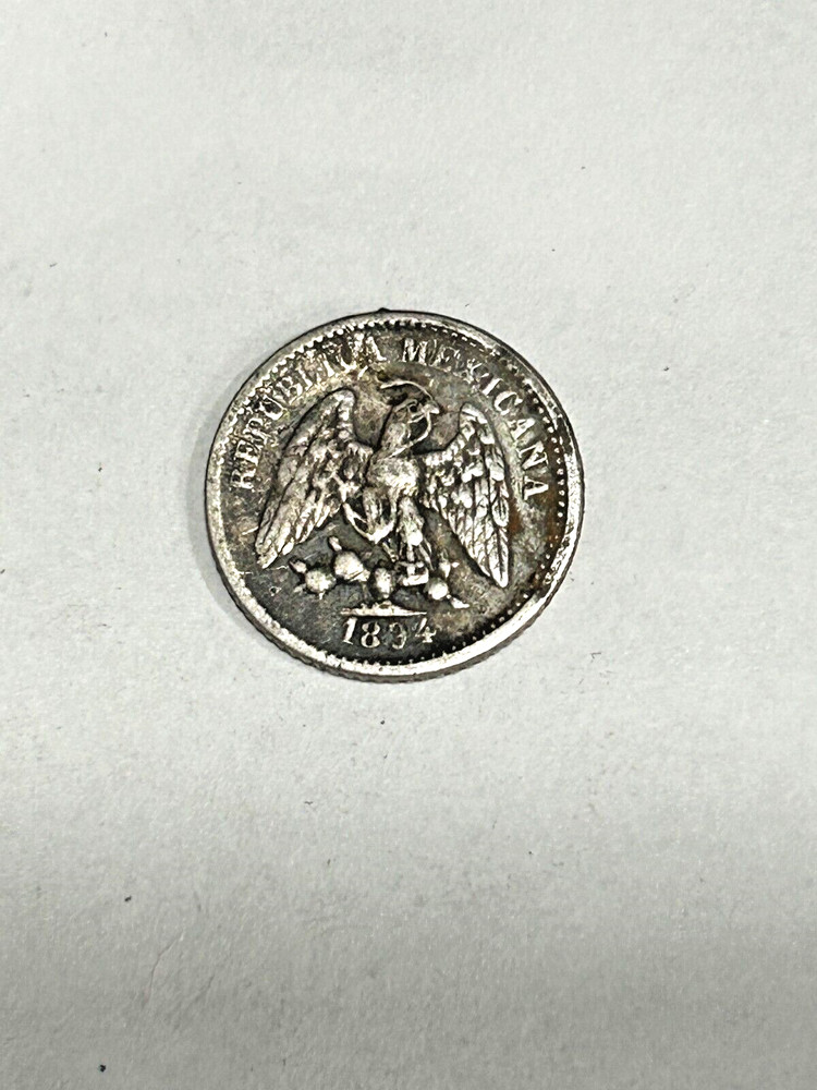 1894 Mexico Five centavo  nice original