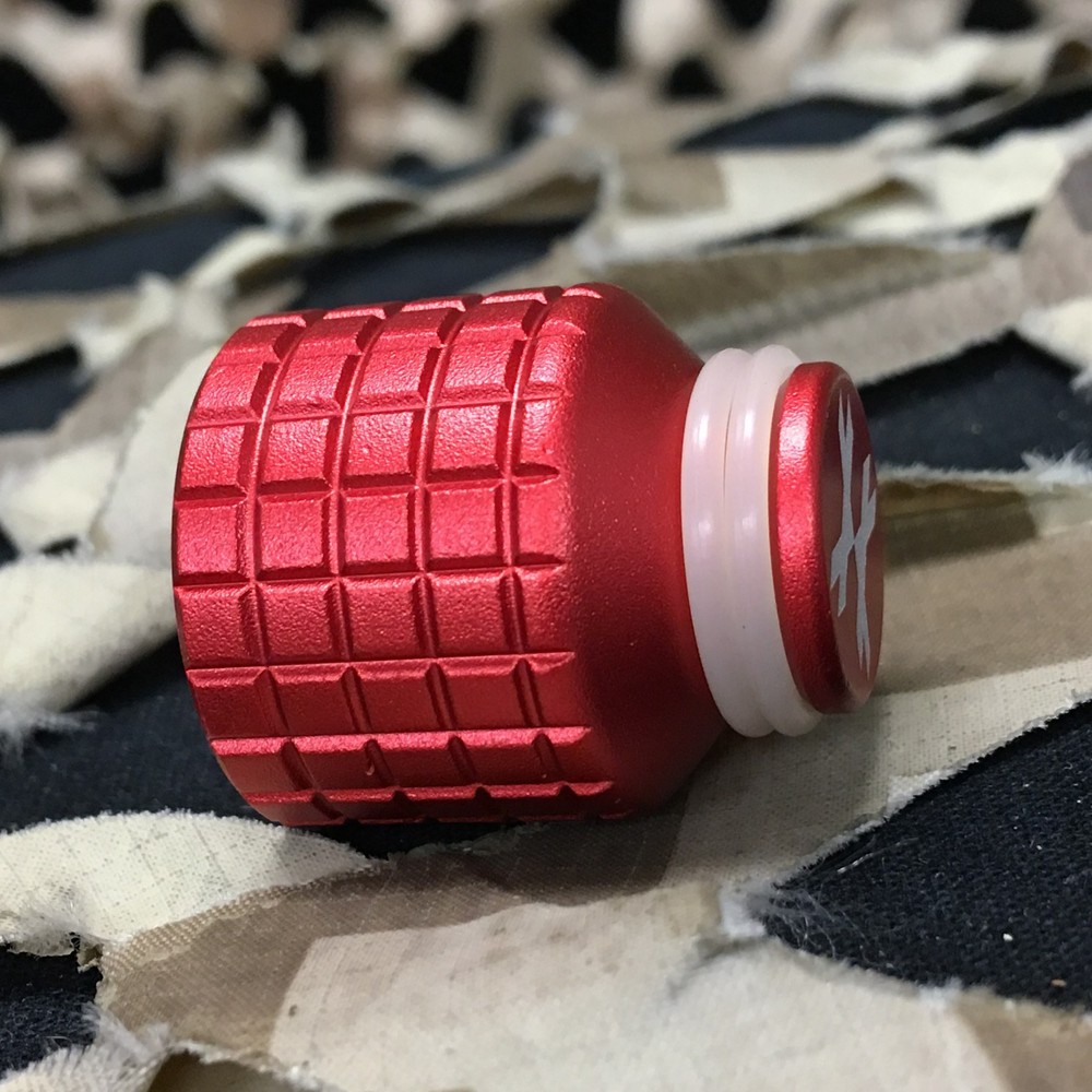 HK Army Paintball Tank Thread Guard Protector - Red