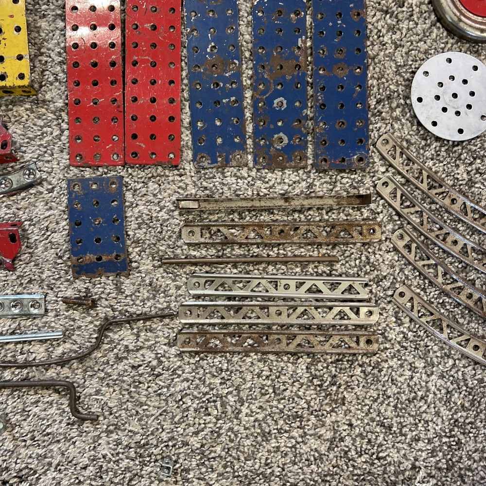 1930's A C Gilbert Erector Set With Manual