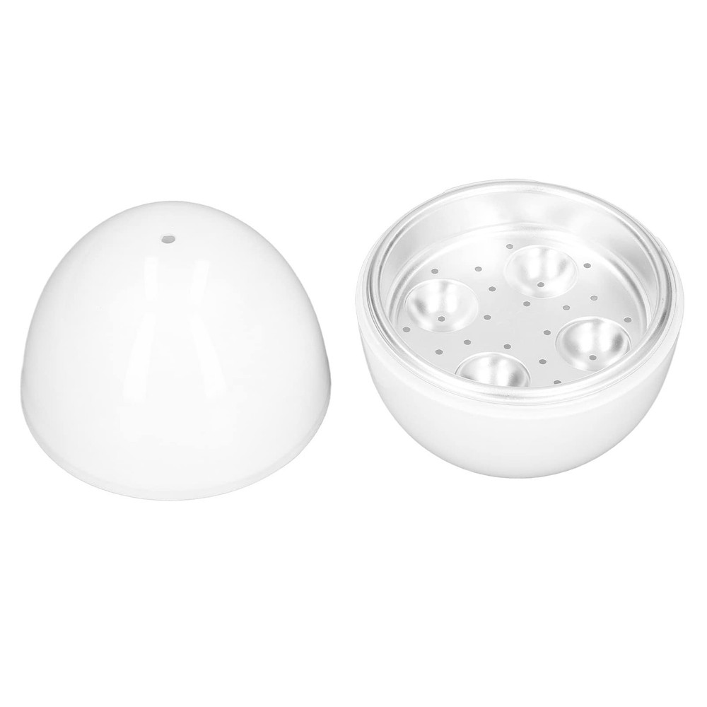 Microwave Egg Cooker for 4 Eggs,Hard Boiled Egg Cooker Compact Microwave Safe...