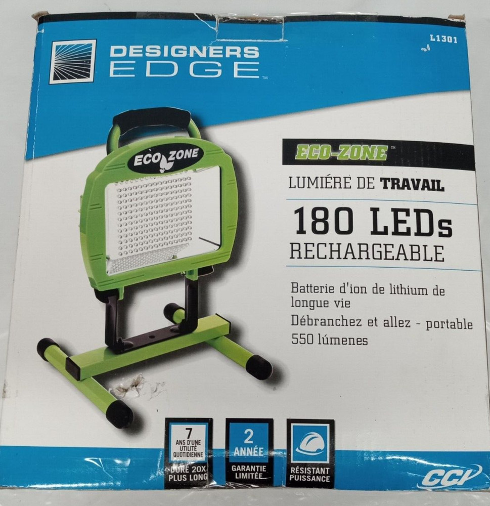 COLEMAN DL1301 RECHARGEABLE PORTABLE WORK LIGHT