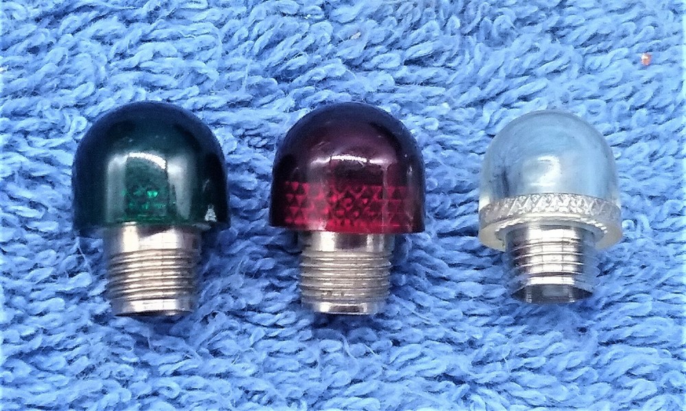 3 NOS DRAKE Pilot Lights T1-3/4 Midget Flange