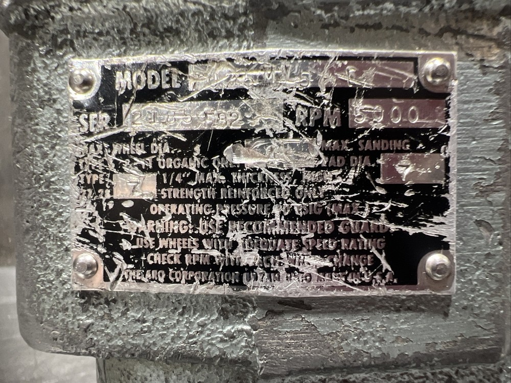 Vintage ARO Pneumatic Disk Sander