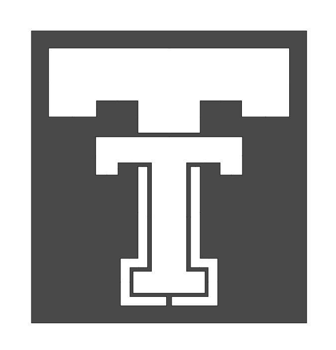 8"x8.5" Plastic Stencil - Texas Tech (SC753)*****