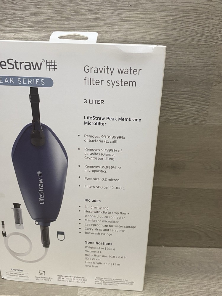 Lifestraw Peak 3L Gravity Water Filter System