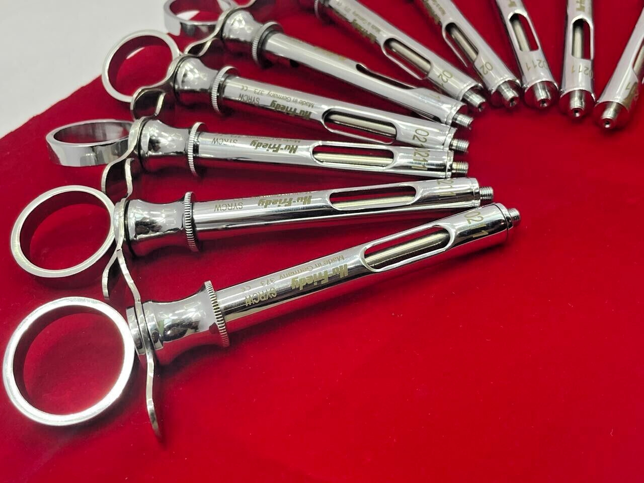 Lot of 30 PC Hu-Friedy CW Style Dental Anesthetic Aspirating 1.8ml Syringe SYRCW