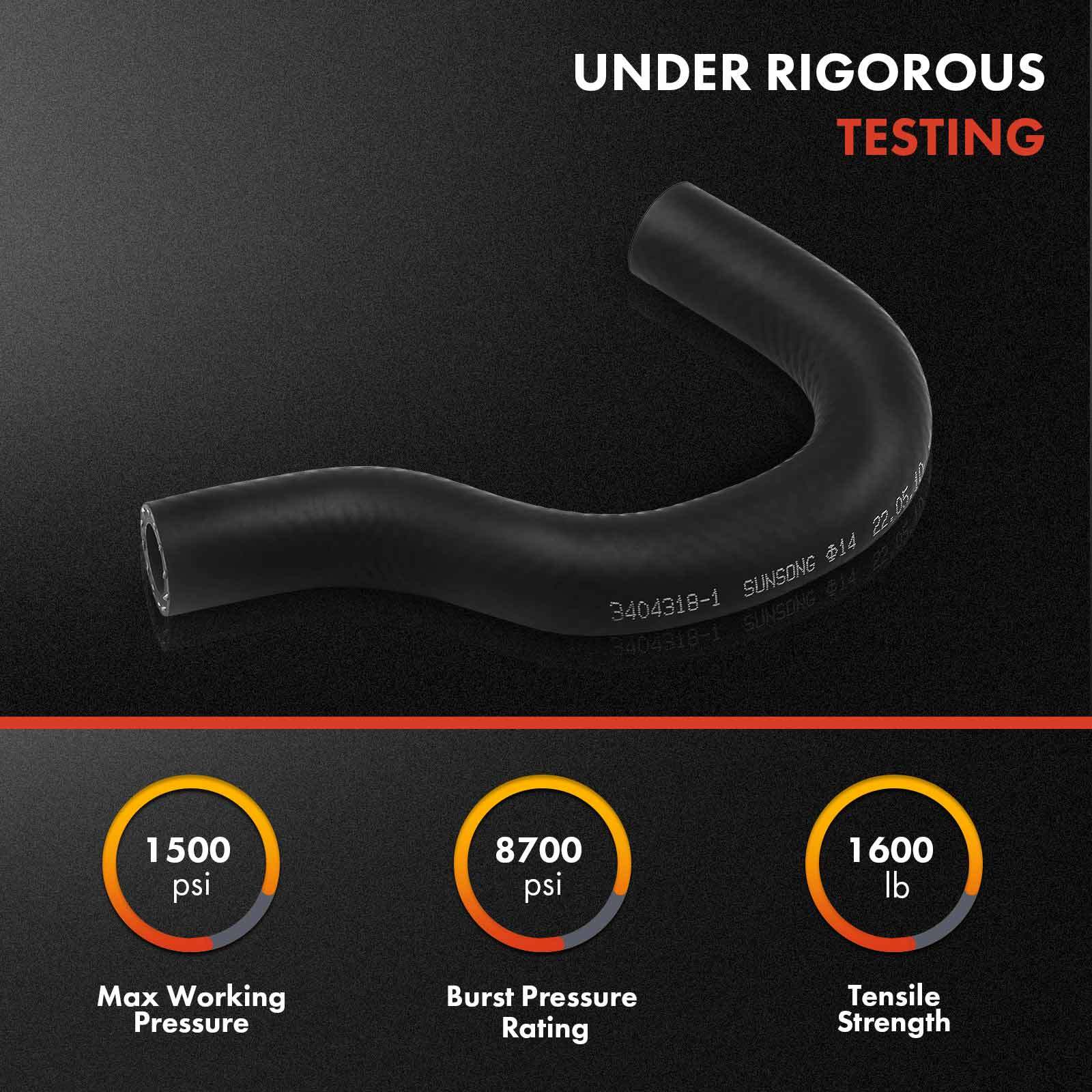 Power Steering Reservoir Hose for Honda Civic 2001-2005 1.7L Reservoir To Pump