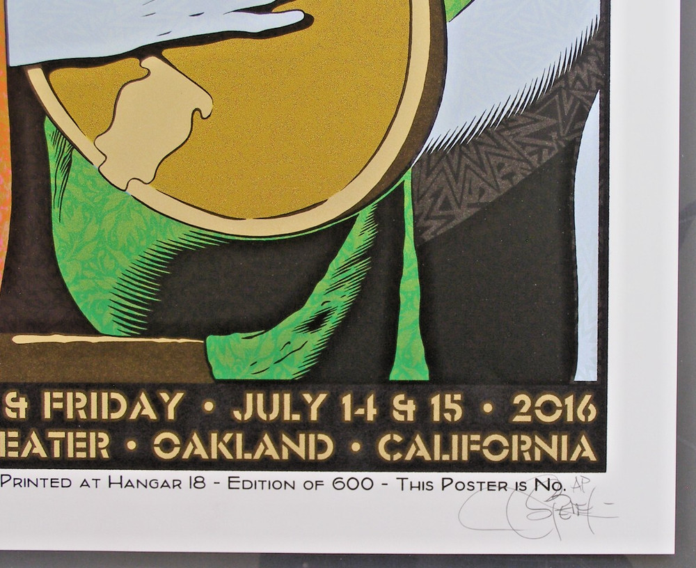 2016 Widespread Panic Poster: Terpsichore by Chuck Sperry, signed and numbered