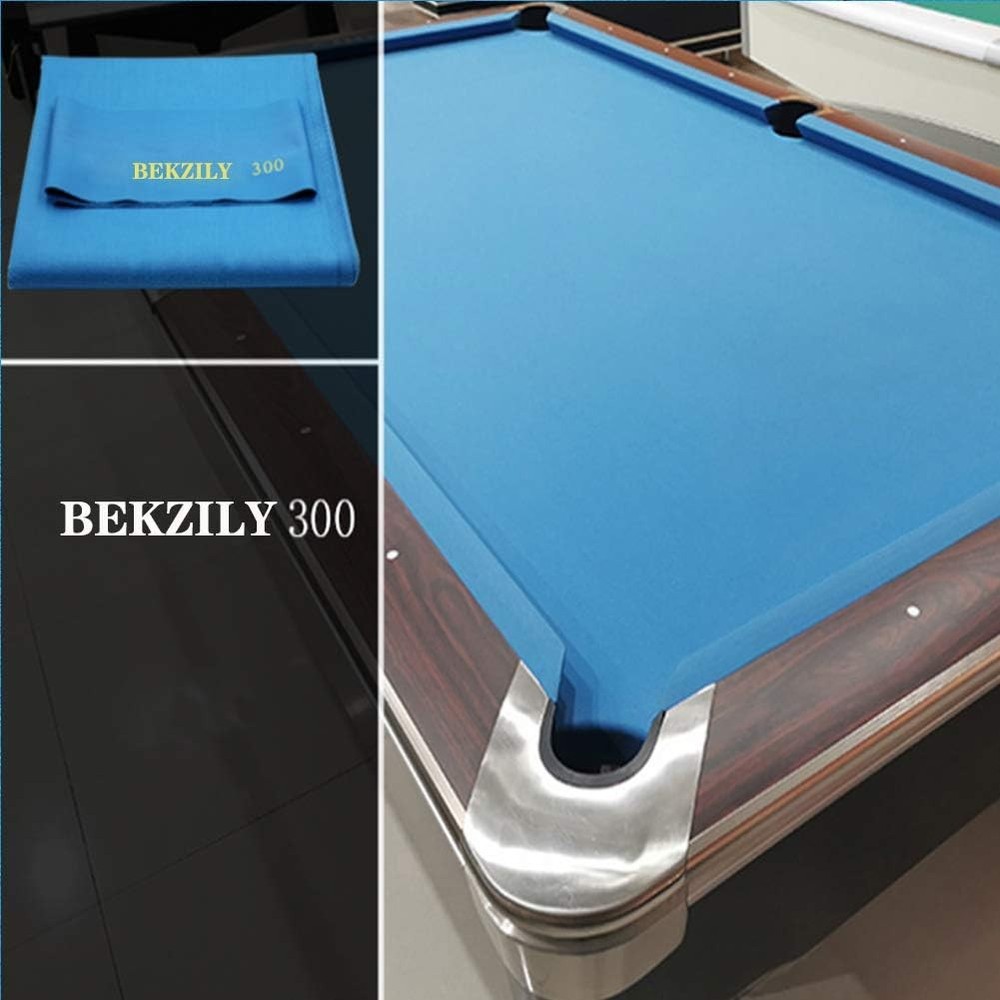 300 Pool Table Cloth Set 9 ft 8ft, Blue