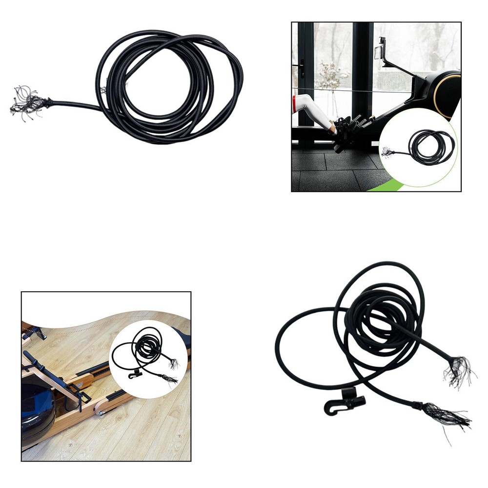 Rowing Machine Pull Belt Pull Rope Buckled Rowing Machine Cable