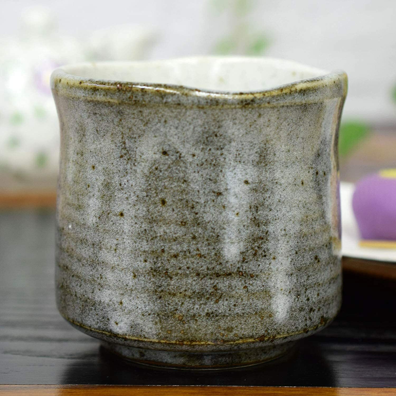 KUTANI YAKI ware Japanese Yunomi Tea Cup Owl 4775