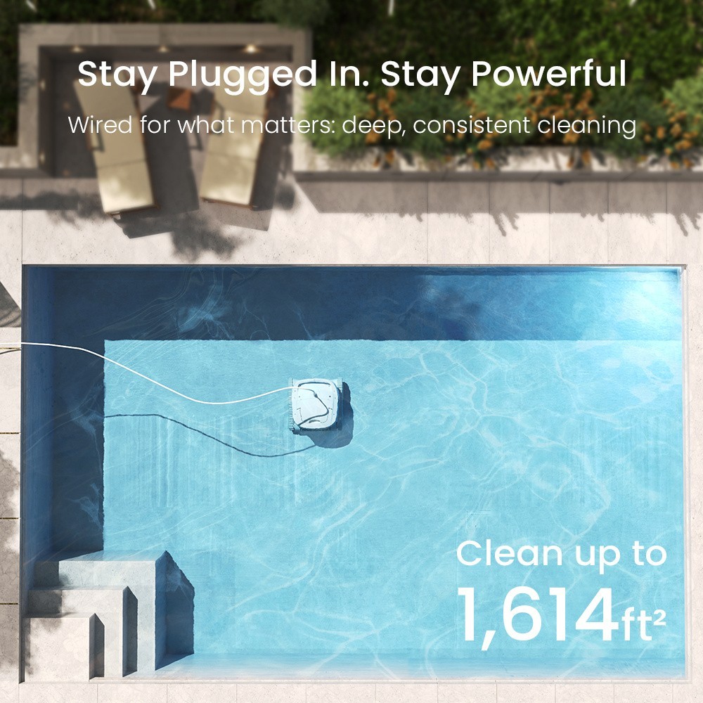 Poolmate Hydro 4 SE Corded Robotic Pool Cleaner Automatic Pool Vacuum