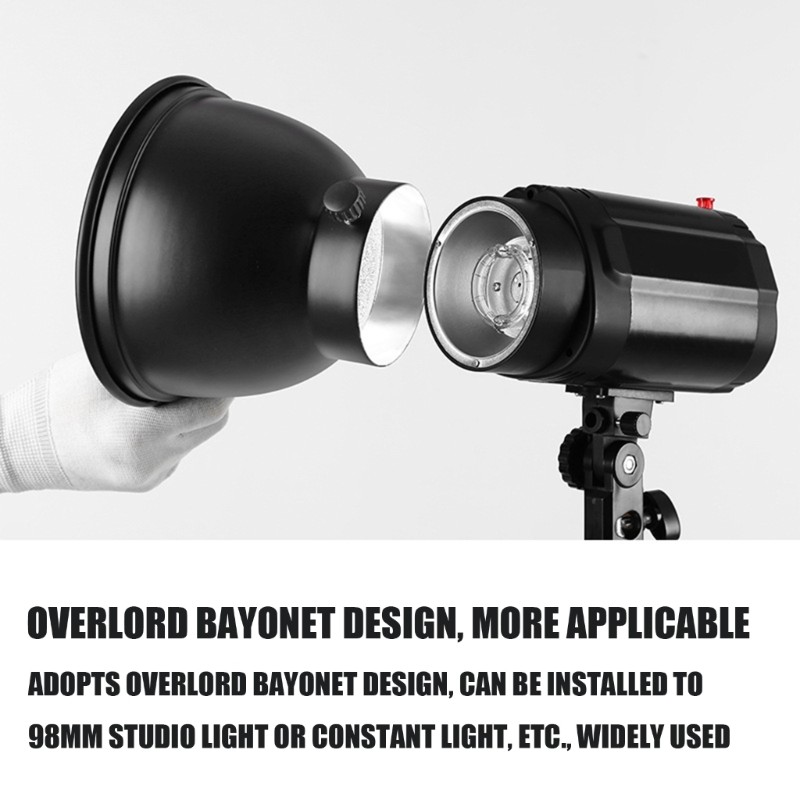 9.8cm Standard Reflector Diffuser Lamp Shade Dish for Bowens Mount Studio