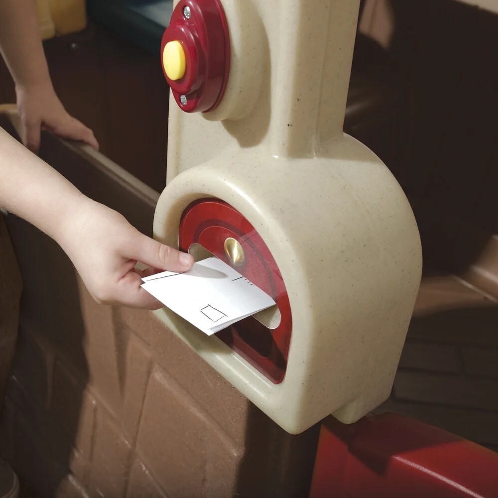 Step2 Neat & Tidy Cottage II Brown Playhouse Plastic Kids Outdoor Toy