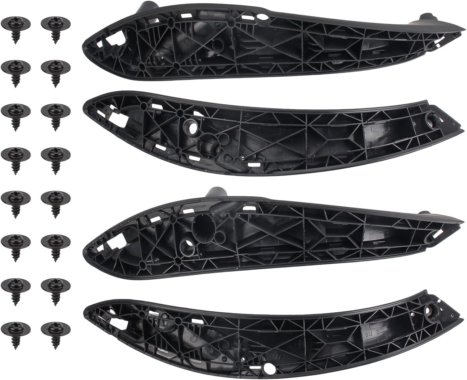 4 Pcs For BMW F30 F80 F31 Front Left & Right Inner Trim Door Pull Handle Black