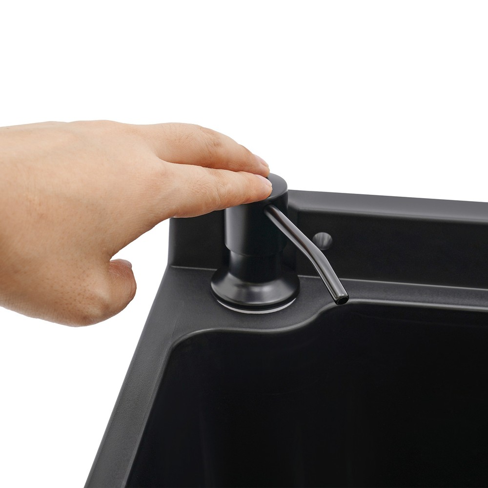 Wall-Mounted Bathroom Sink, Modern Laundry Sink, Rectangular Utility Sink Black