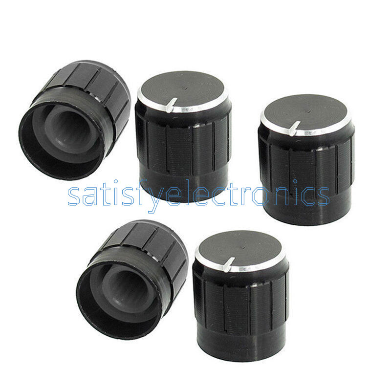 10PCS Useful Volume Control Rotary Knobs For 6mm Dia Potentiometer