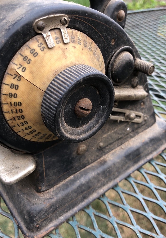 Antique Check Protector - Vintage Model Still In Working Condition! See Pics.