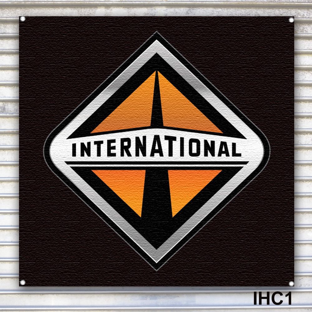 International  IHC Truck Banner Sign Wall Art