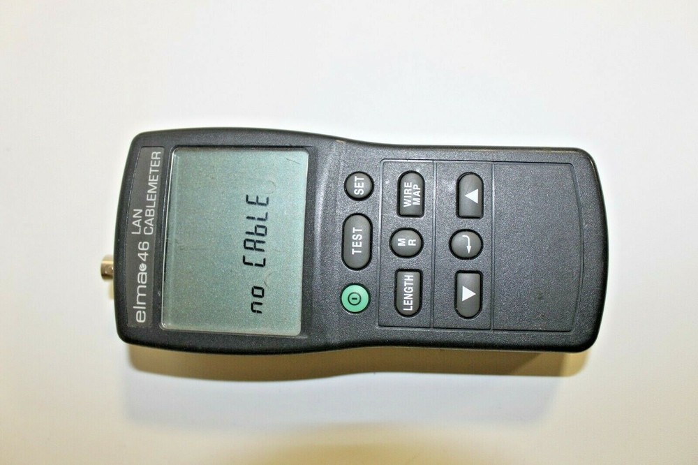 Elma 46 - LAN cablemeter, with cable length measurement and memory function