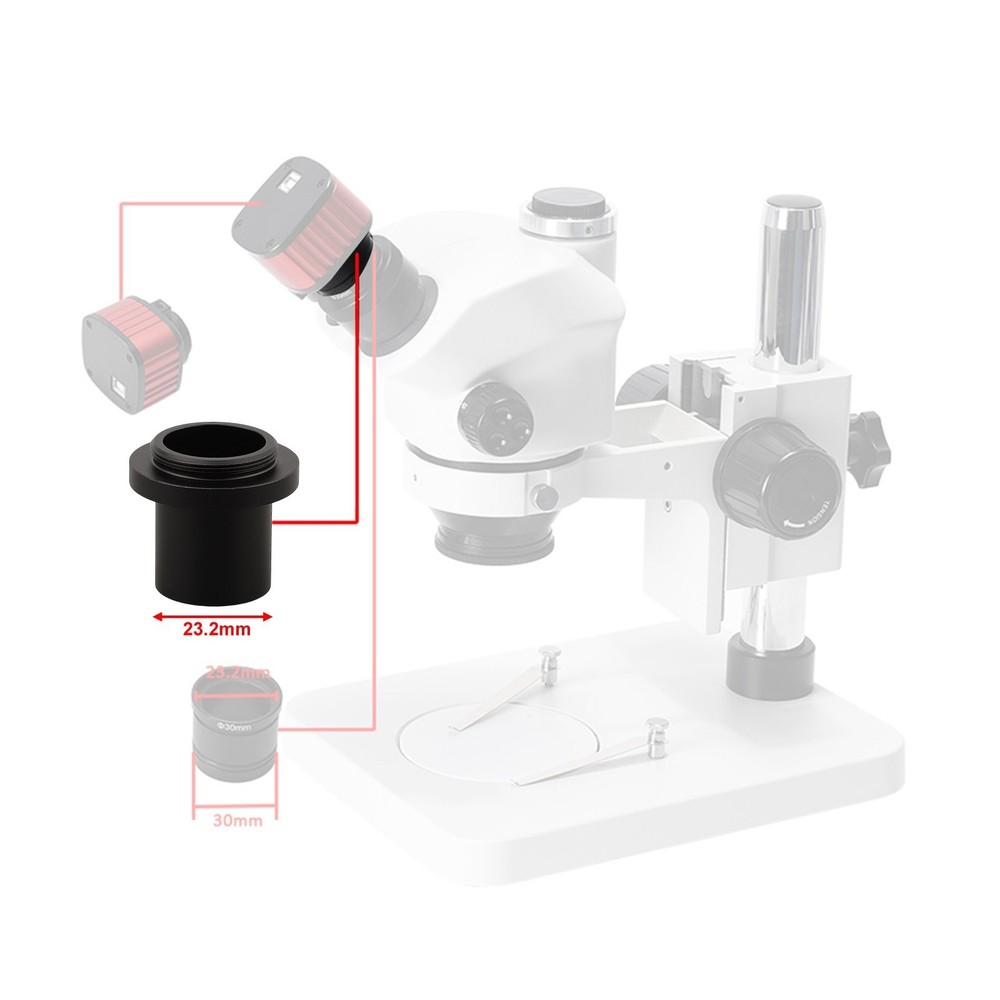 High Performance Microscope Adapter for Small Object Observations