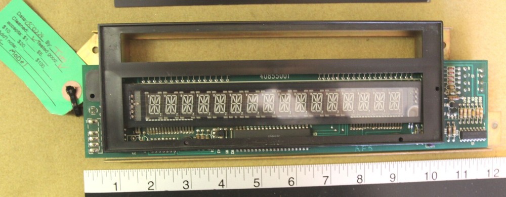 Rowe AMI Cd-100 jukebox display board assembly - Tested good
