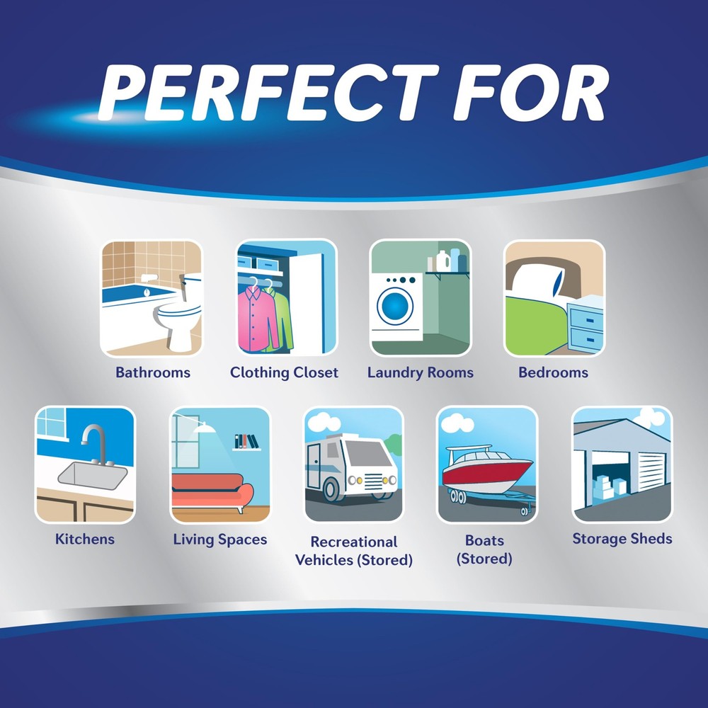 DampRid Moisture Absorber Drop-In Tablet New & Improved, & Improved