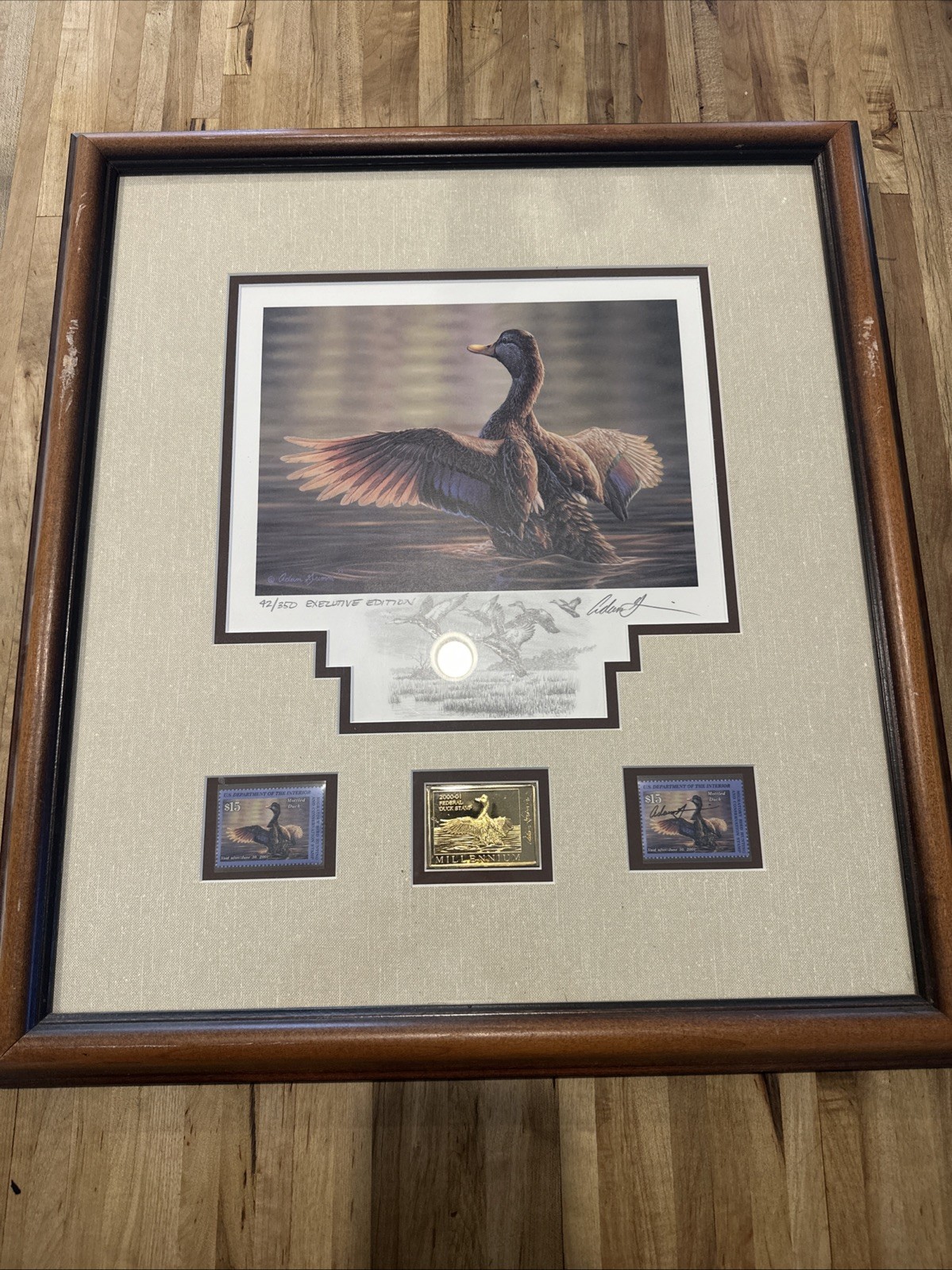 2000 - Federal Duck Stamp Print **ADAM GRIMM Exclusive Edition 42/350