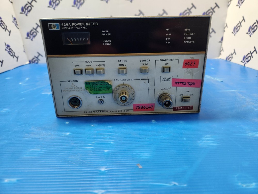 Hewlett Packard HP 436A Power Meter w/ OPT 022