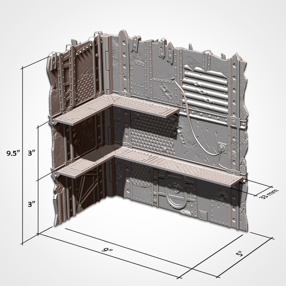 Orcs - WTC 40K Official Foldable Terrain Set (10th Edition)