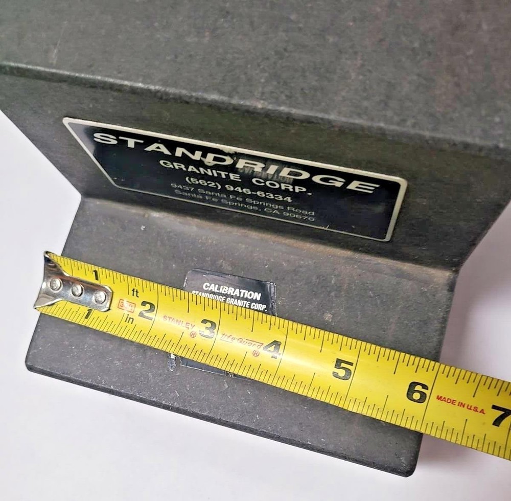 Standridge PRECISION Granite Step Inspection Plate