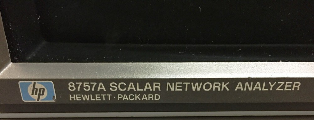 HP Agilent Keysight 8757A 2-Channel Scalar Network Analyzer