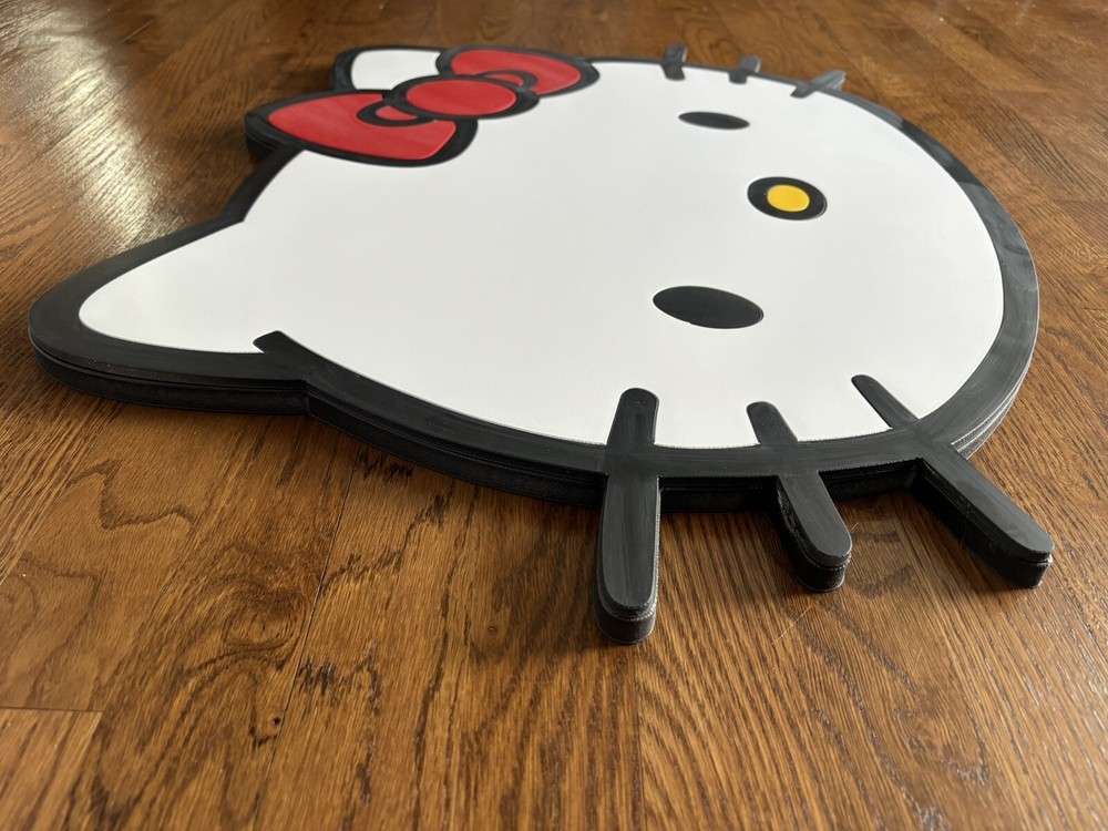 Hello Kitty Sign Logo Display Wall Art Artwork