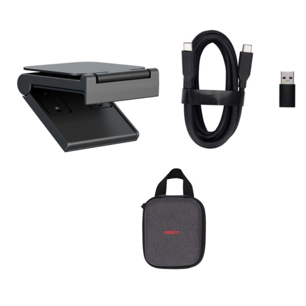 OBSBOT Tiny 2 AI Powered PTZ 4K Webcam with Dual Native ISO Technology