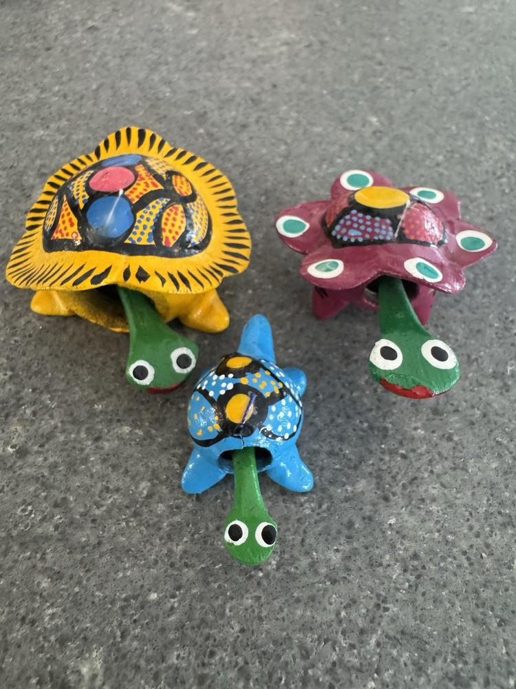 Bobble Head Turtle Bundle (3 Small Turtles)