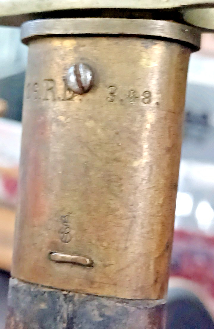 WWI Imperial German Dress Bayonet M1871 Style WKC Solingen Etched Unit Marked