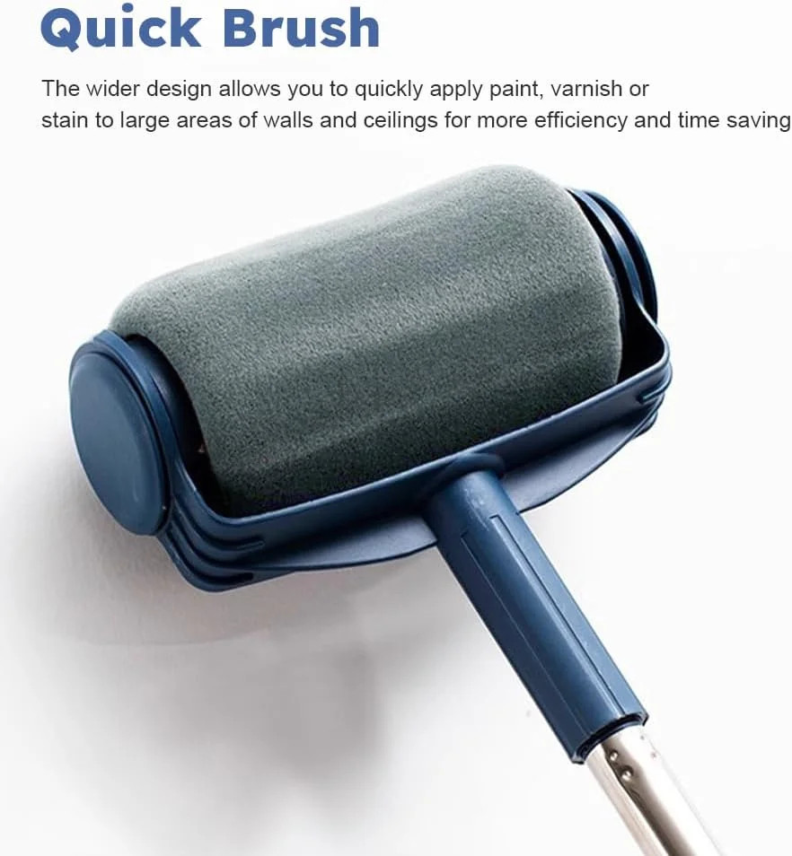 Refillable Paint Roller, DIY Ceiling Paint Roller No Drip Kit Roller