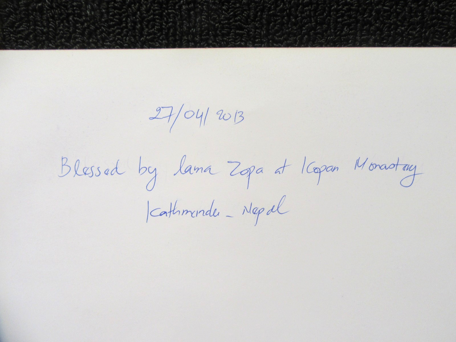 Kalachakra Mandala Print Blessed By Lama Zopa At Kopan Monastery 2013 See Pics!!