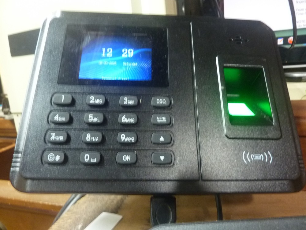 biometric fingerprint attendance time clock