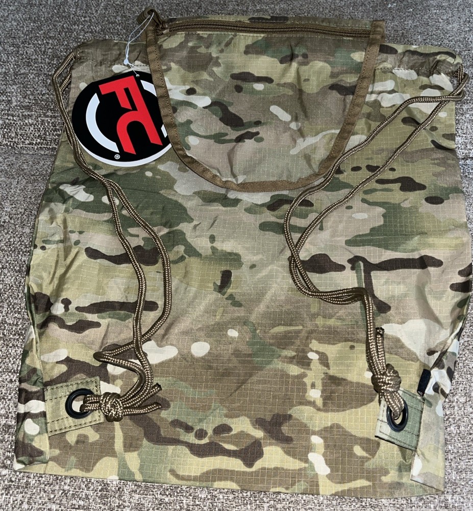 Tactical Drawstring, Weatherproof Back Pack Hiking School Gear