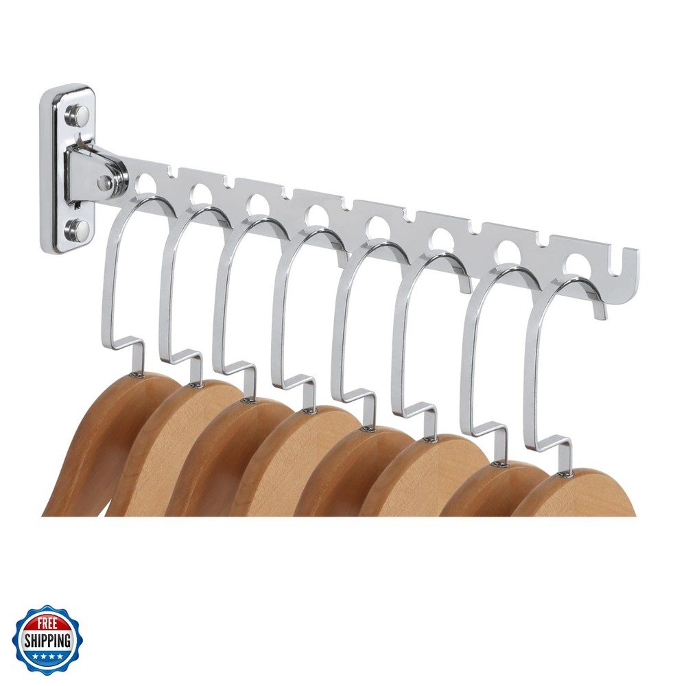 Folding Clothes Hanger,Stainless Steel Wall Mounted Drying Rack,Space Saving ...