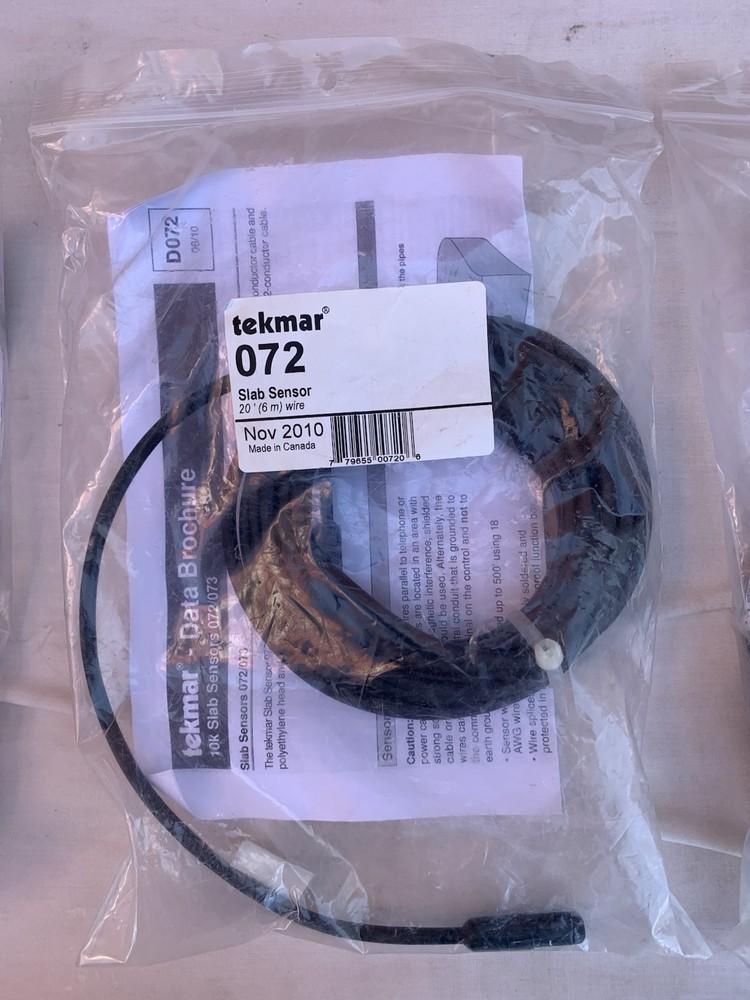 Tekmar 072 Slab Sensor, Sealed Bag.