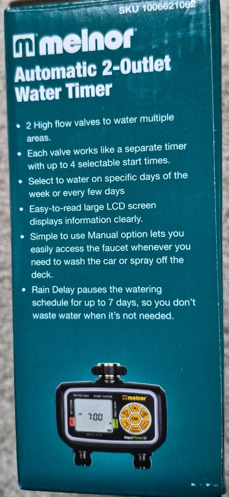Melnor Automatic 2-outlet Water Timer