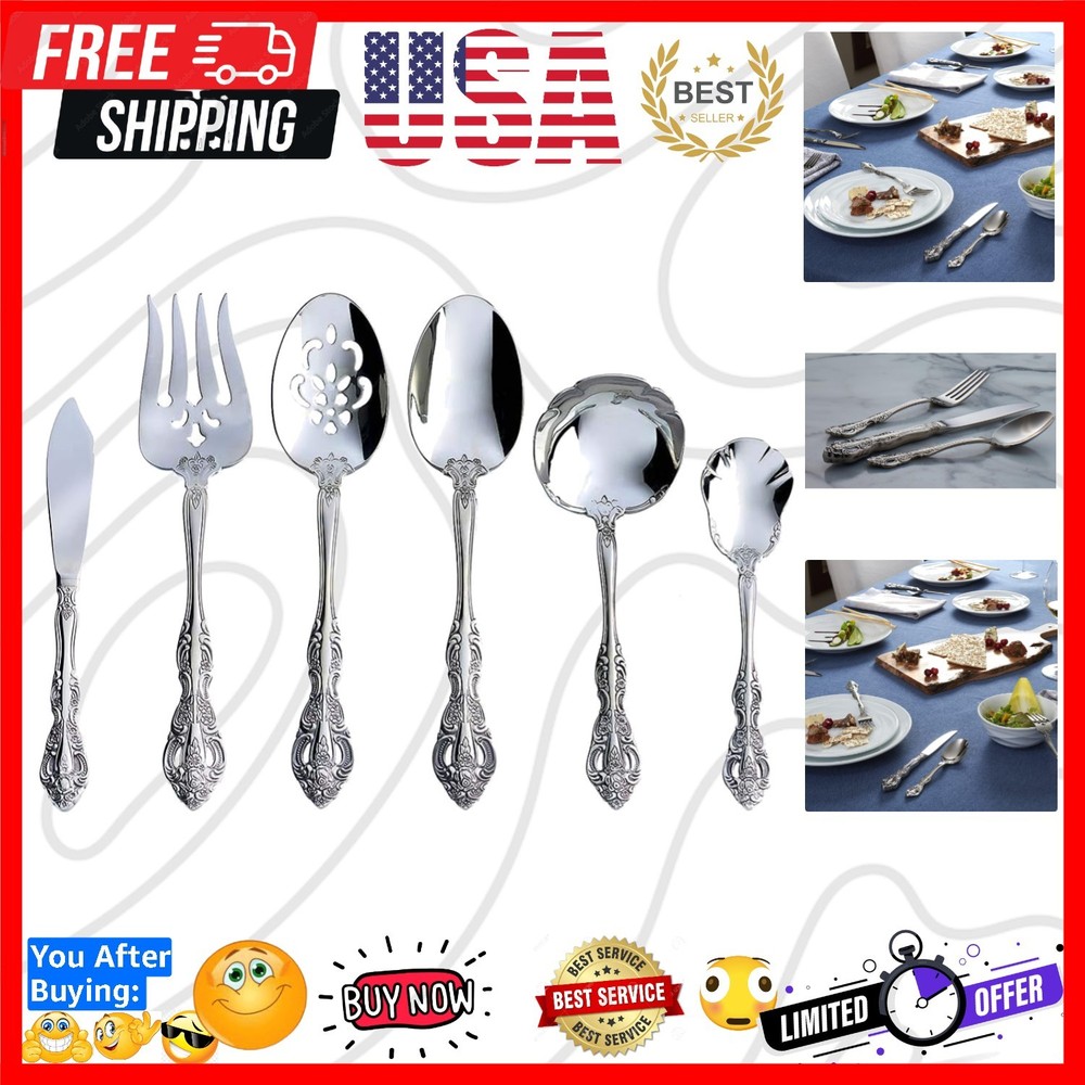 MICHELANGELO 6PC SERV SET 6