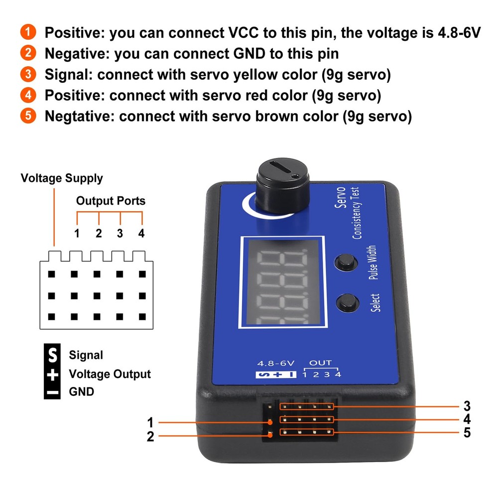 RC Servo Tester Digital Speed Controller PCA9685, 1pcs