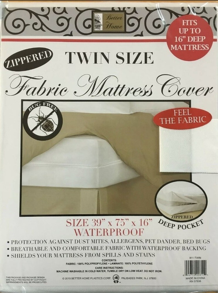 ZIPPERED Fabric Mattress Covers - 16 Inch Deep